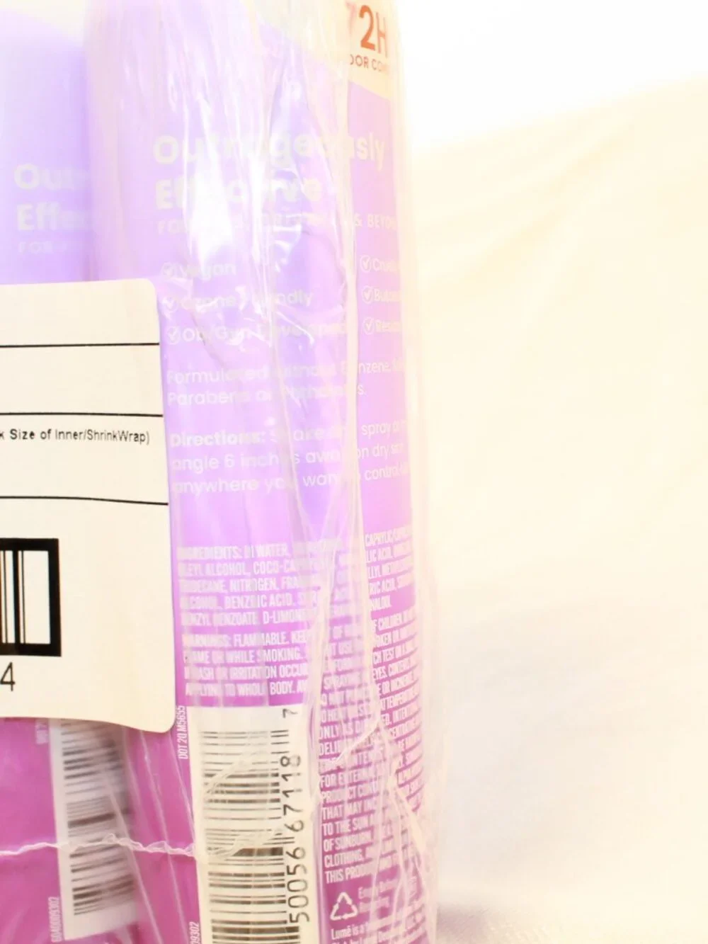 Lume 3-Pack 3.6oz Lavender Sage Whole Body Invisible Spray 72 Hour Deodorant